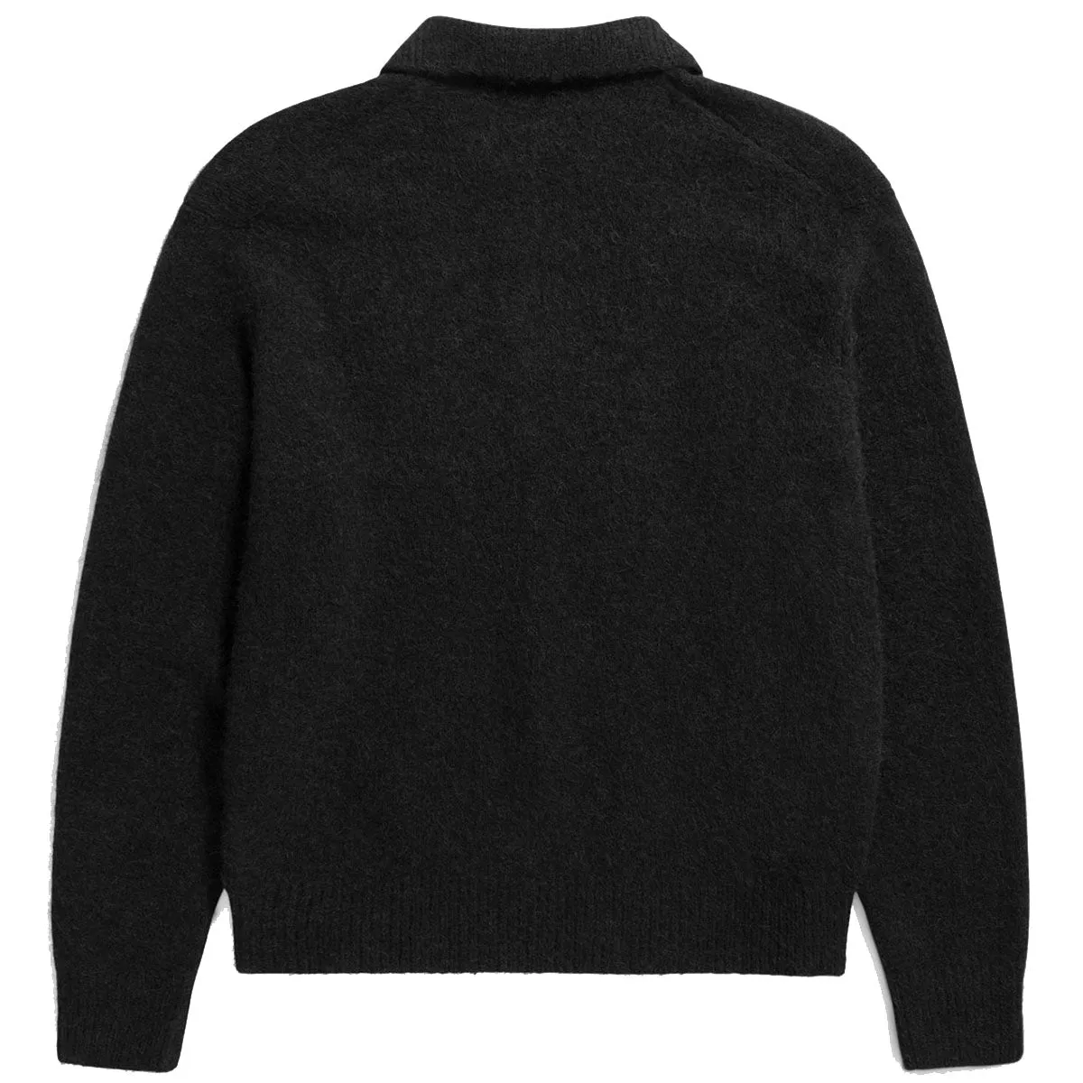 Norse Projects Rasmus Relaxed Brushed Polo Black