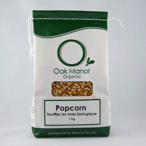Oak Manor Organic Popcorn 1kg