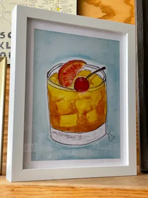 Old Fashioned Art 8x10”