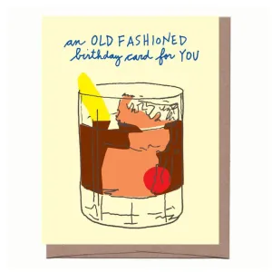 Old Fashioned Birthday Card