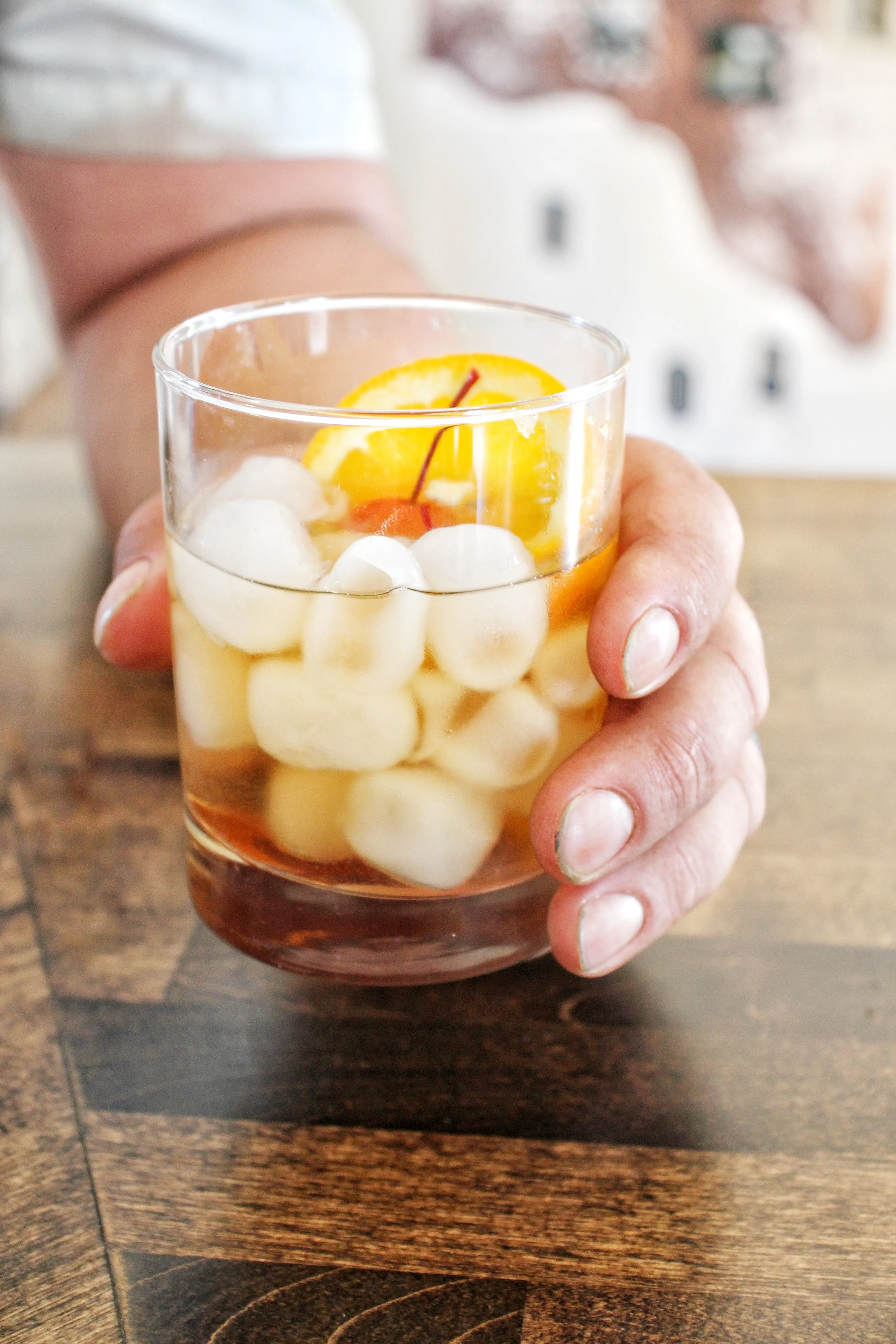 Old Fashioned Cocktail Candle