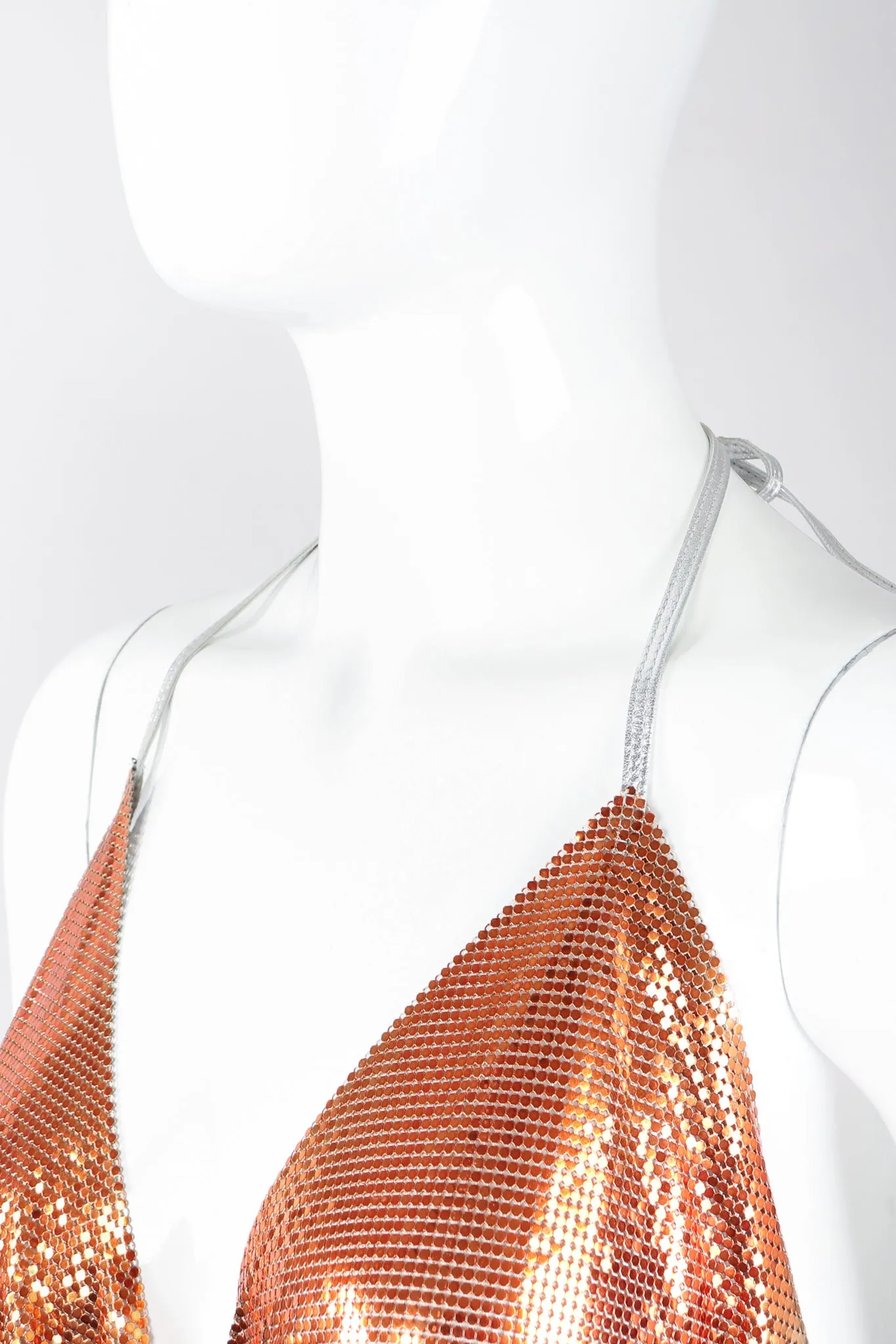 Ombré Mesh Halter Top