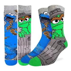 Oscar & Cookie Monster Socks