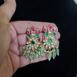 Pachi Kundan Earrings With Gold Plating T26