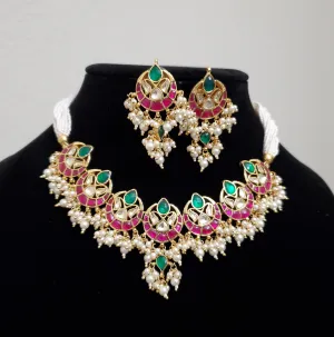 Pachi Kundan Necklace With Gold Plating