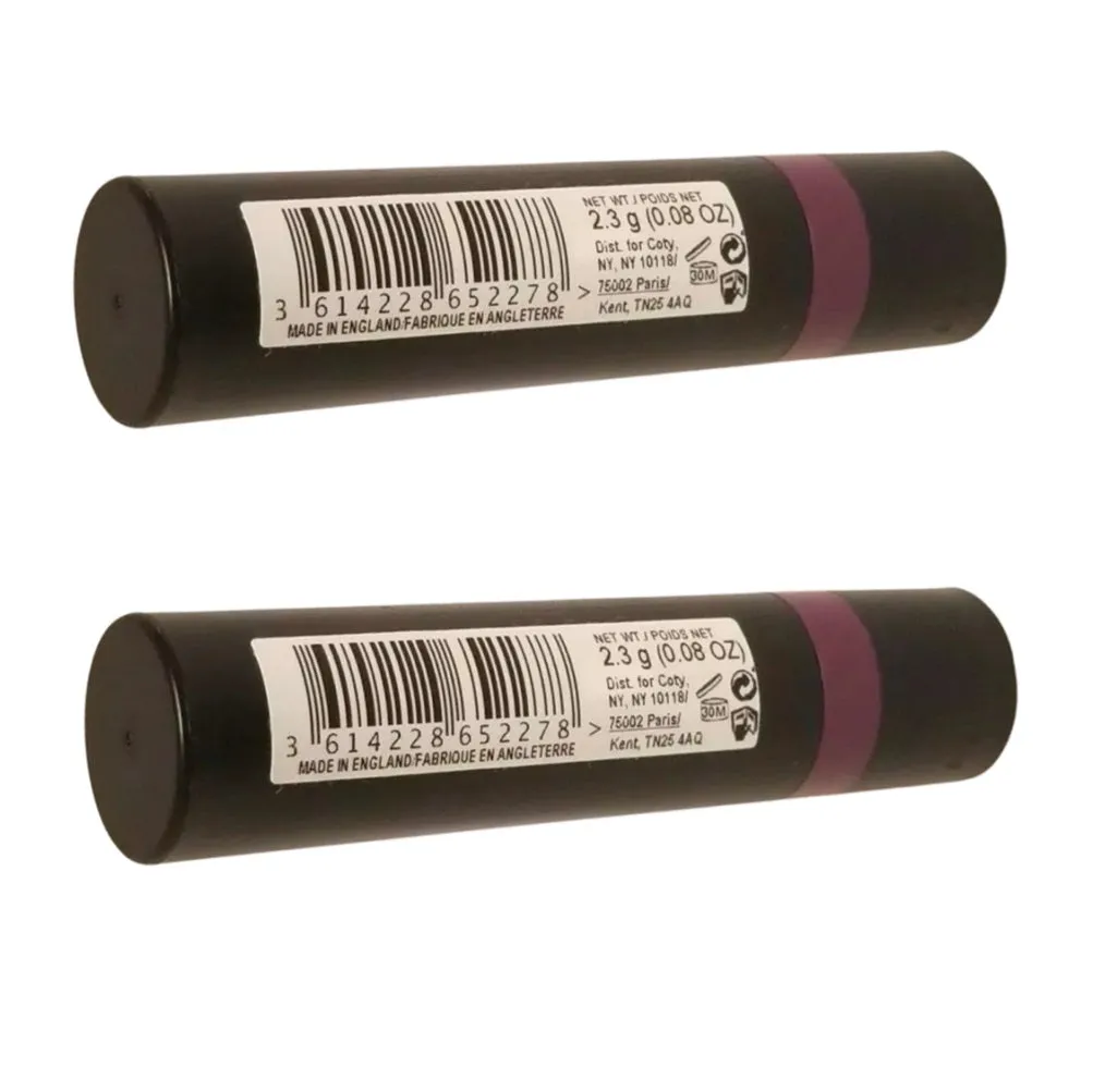 Pack of 2 Rimmel London Lasting Finish Extreme Lipstick, Extra 825