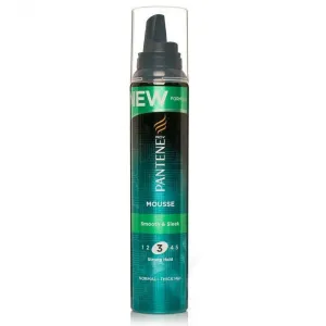Pantene Smooth & Sleek Strong Hold Mousse (200ml)