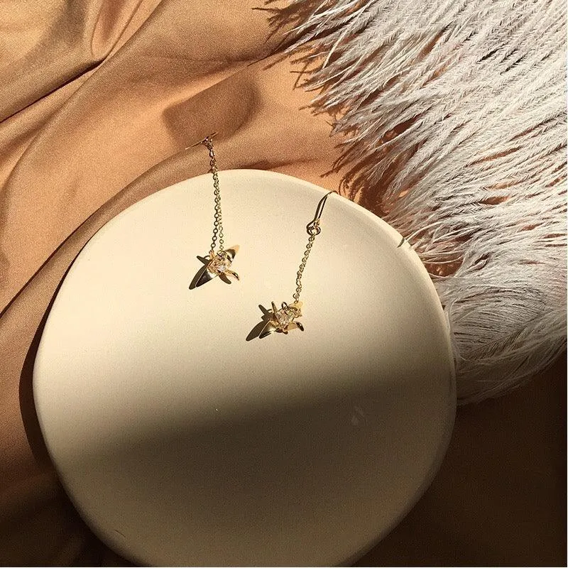 Paper Crane Earrings