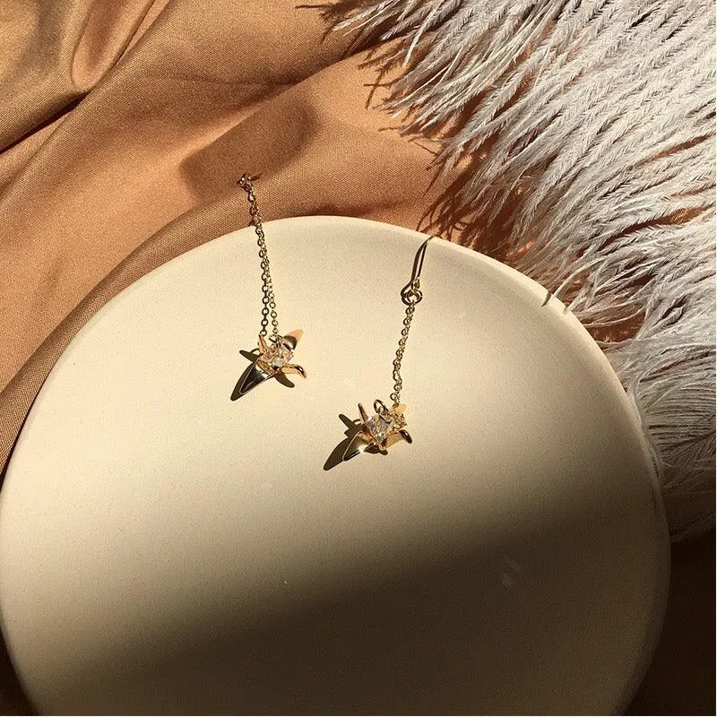 Paper Crane Earrings