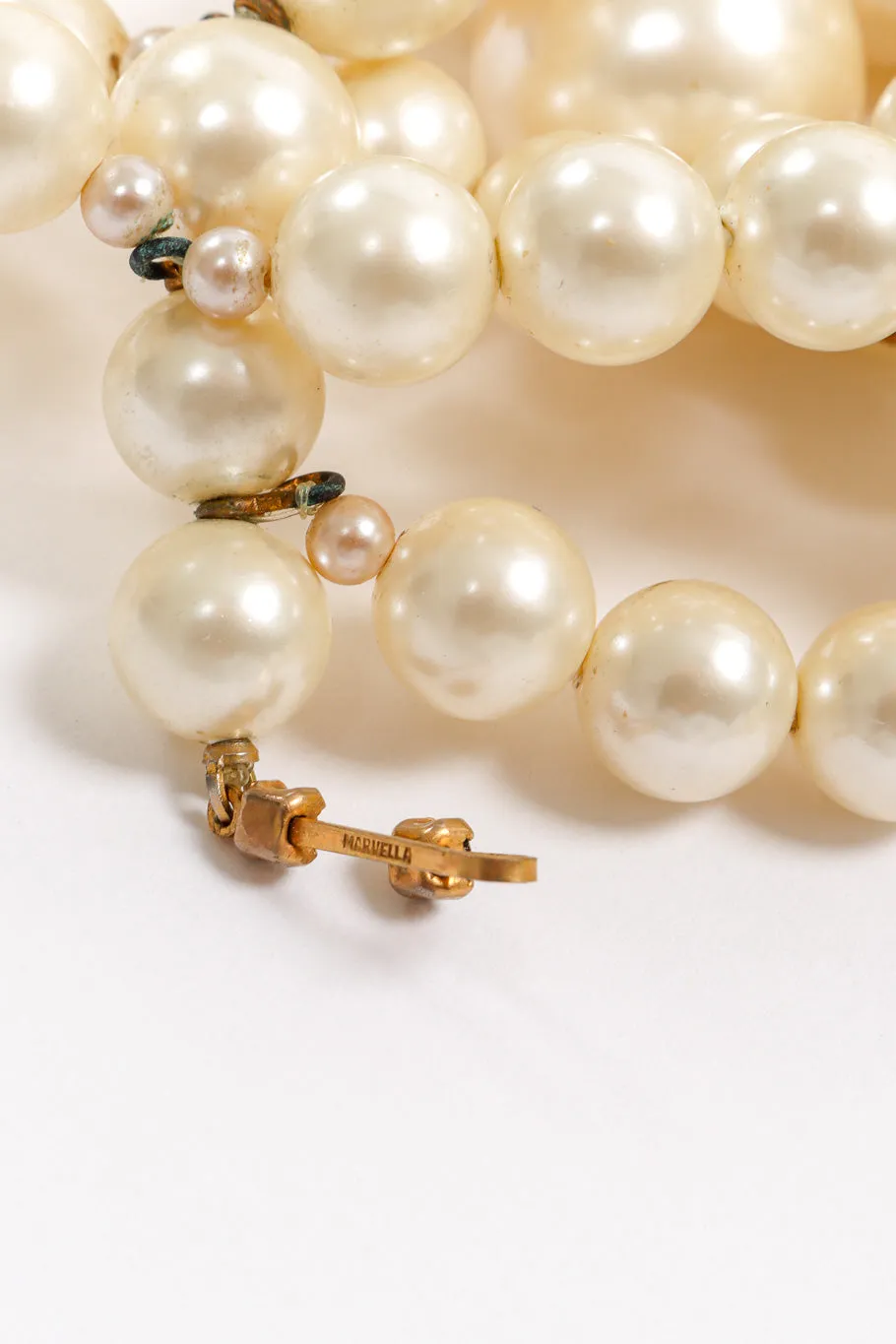 Pearl Fringe Collar Necklace