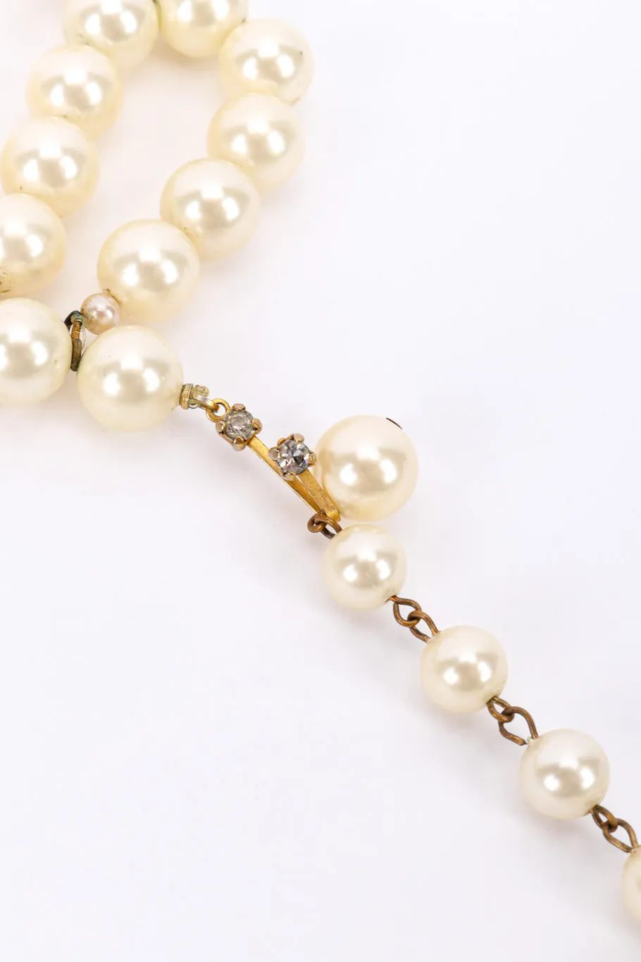 Pearl Fringe Collar Necklace
