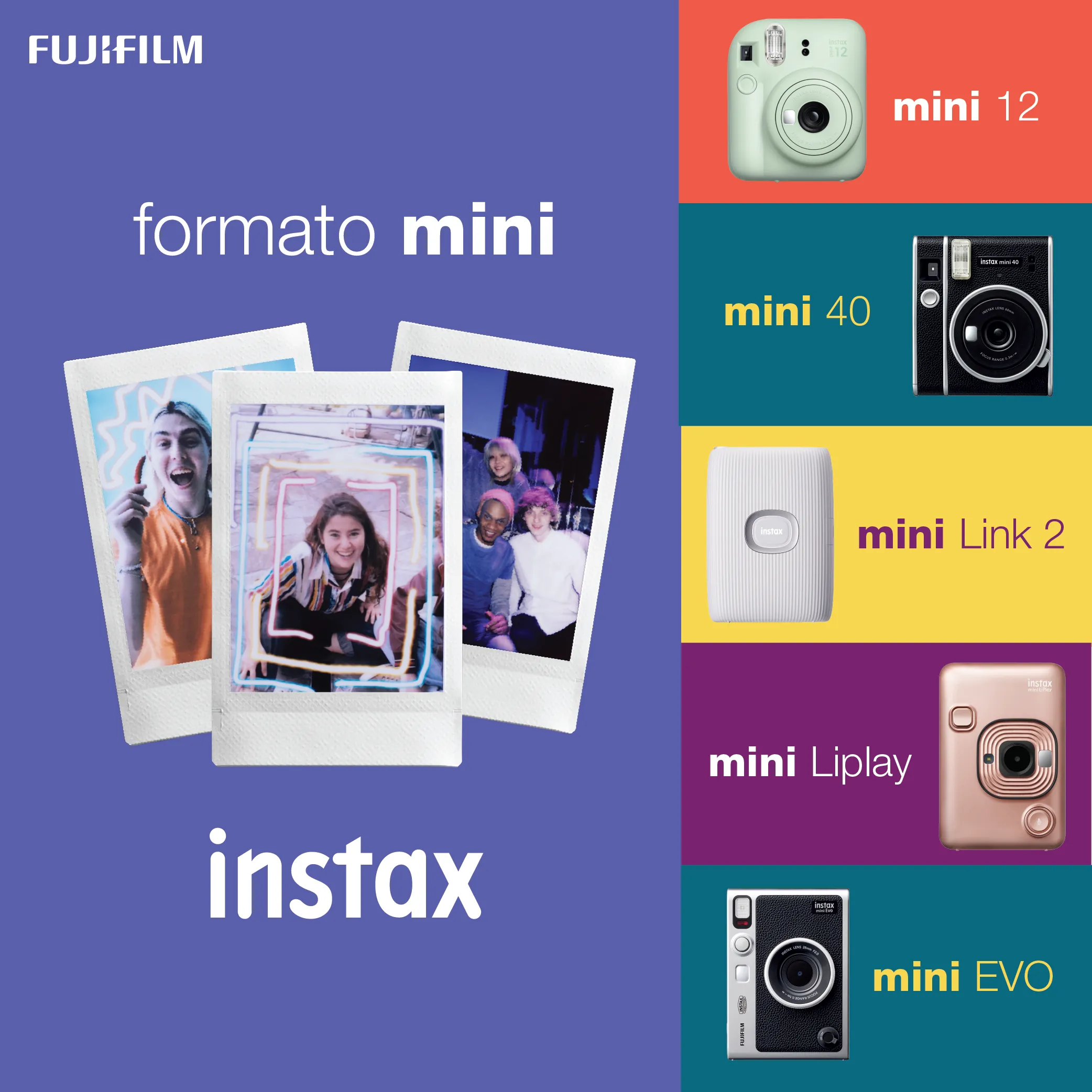 Película Instax Mini Sky Blue