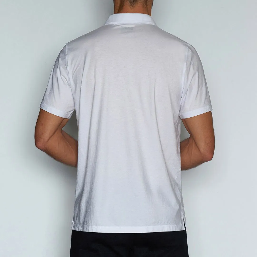 Perfect Pima Relaxed Polo White