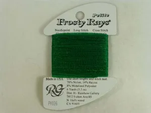 Petite Frosty Rays PY026 Christmas Green Gloss