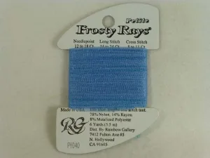 Petite Frosty Rays PY040 Medium Blue Gloss