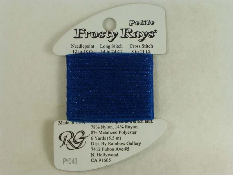 Petite Frosty Rays PY043 Very Dark Blue Gloss