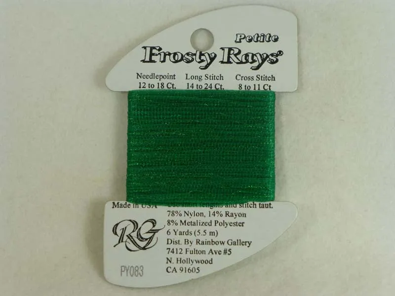 Petite Frosty Rays PY083 Medium Christmas Green Gloss