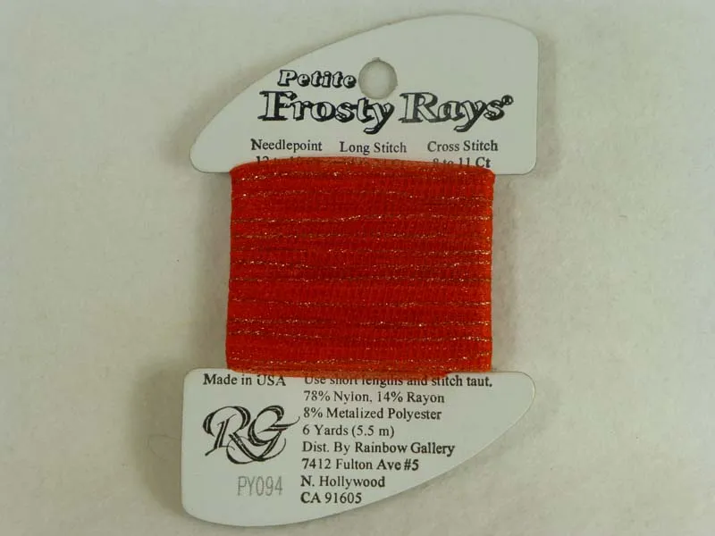 Petite Frosty Rays PY094 Medium Orange Gloss