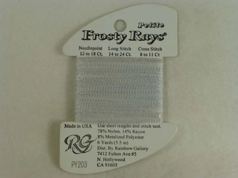 Petite Frosty Rays PY203 Silver Ice