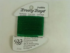 Petite Frosty Rays PY345 Dark Christmas Green