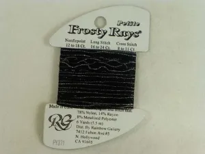 Petite Frosty Rays PY371 Black Silver Gloss