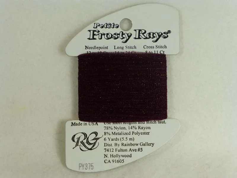 Petite Frosty Rays PY375 Dark Antique Mauve