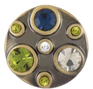 Petite Ginger Snaps Sprinkle - Blue/Green Brass Snap