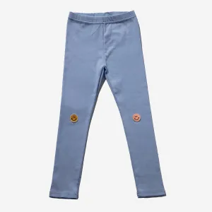 Petite Hailey Smile Leggings - Sky Blue