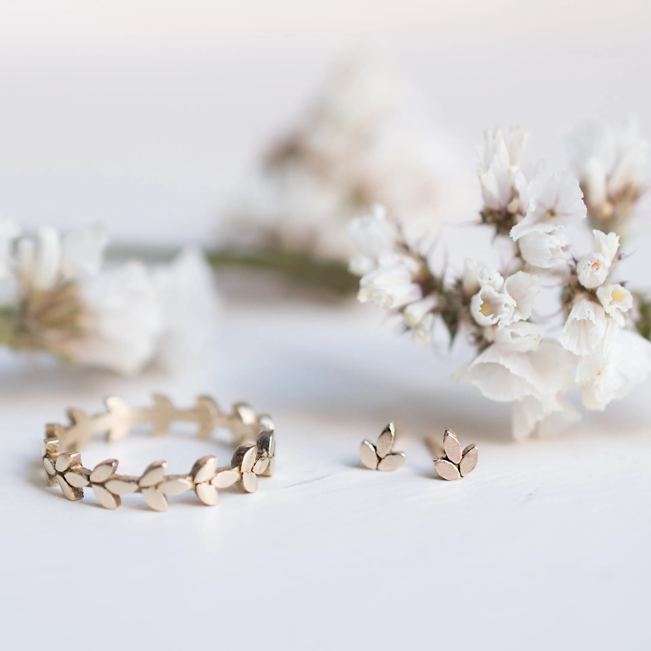Petite Leaves Earrings