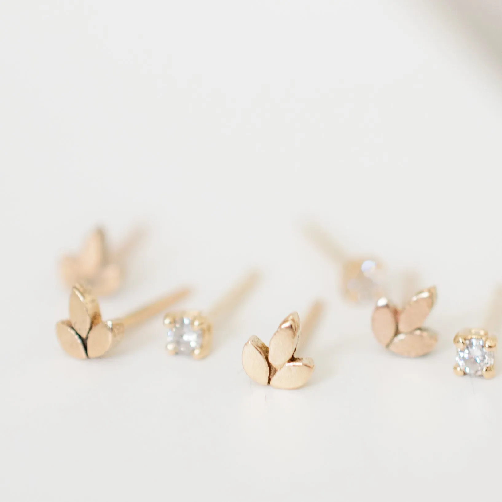 Petite Leaves Earrings