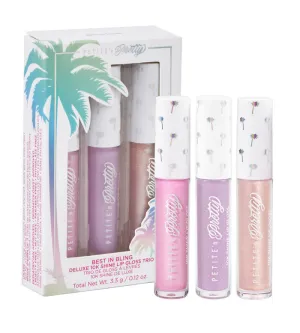 Petite 'n Pretty Best in Bling Deluxe 10K Shine Lip Gloss Trio