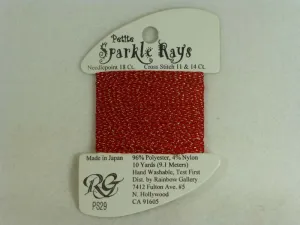 Petite Sparkle Rays PS29 Christmas Red