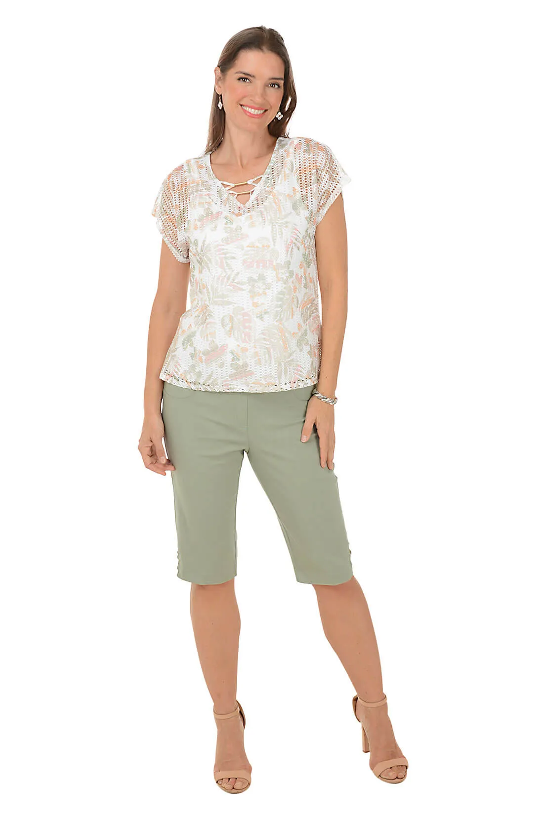 Petite Spring Forward Pull-On Skimmer Pant