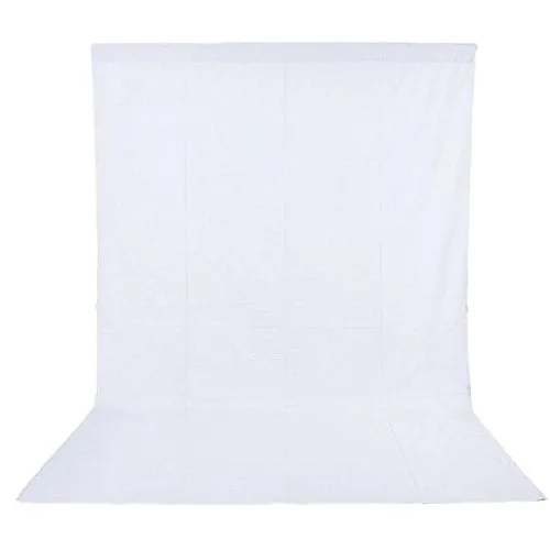 Phot-R 3x6m White Non-Woven Backdrop