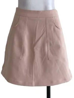 Pink Plain Skorts