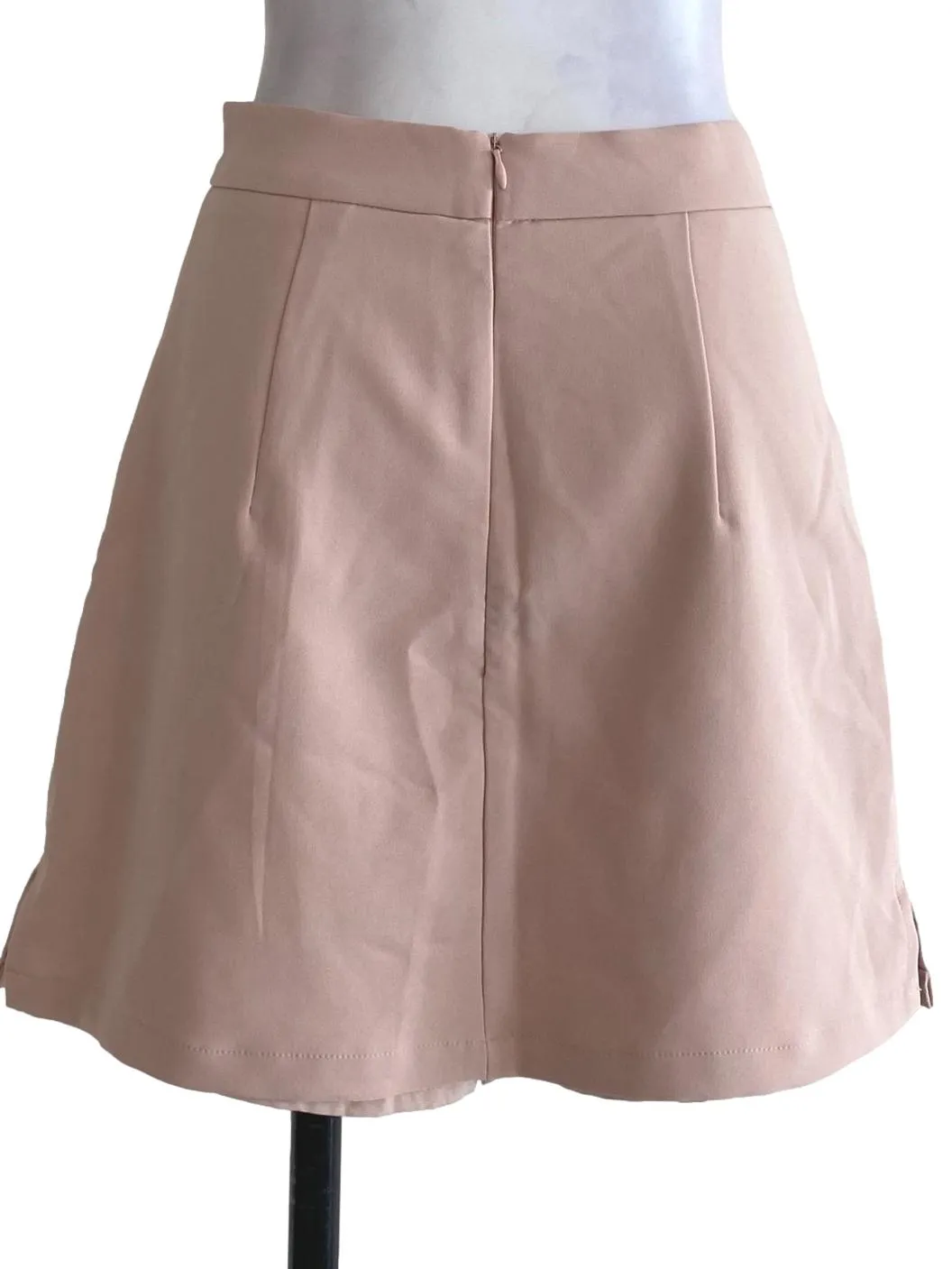Pink Plain Skorts