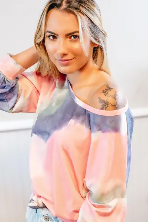 Pink Swirl Top