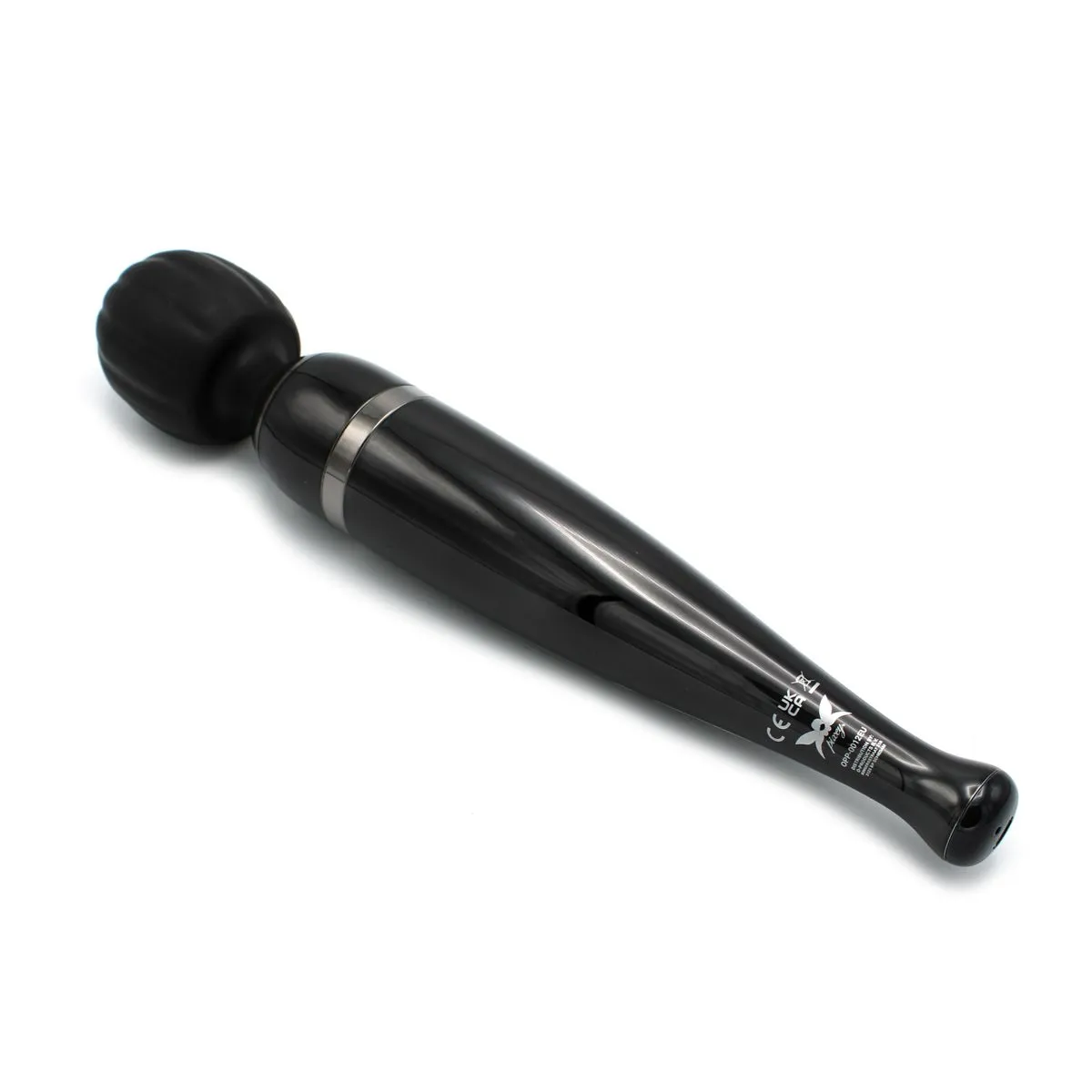 Pixey DeLuxe - Black Chrome Edition - Oplaadbare Wand Vibrator - de krachtigste die er is