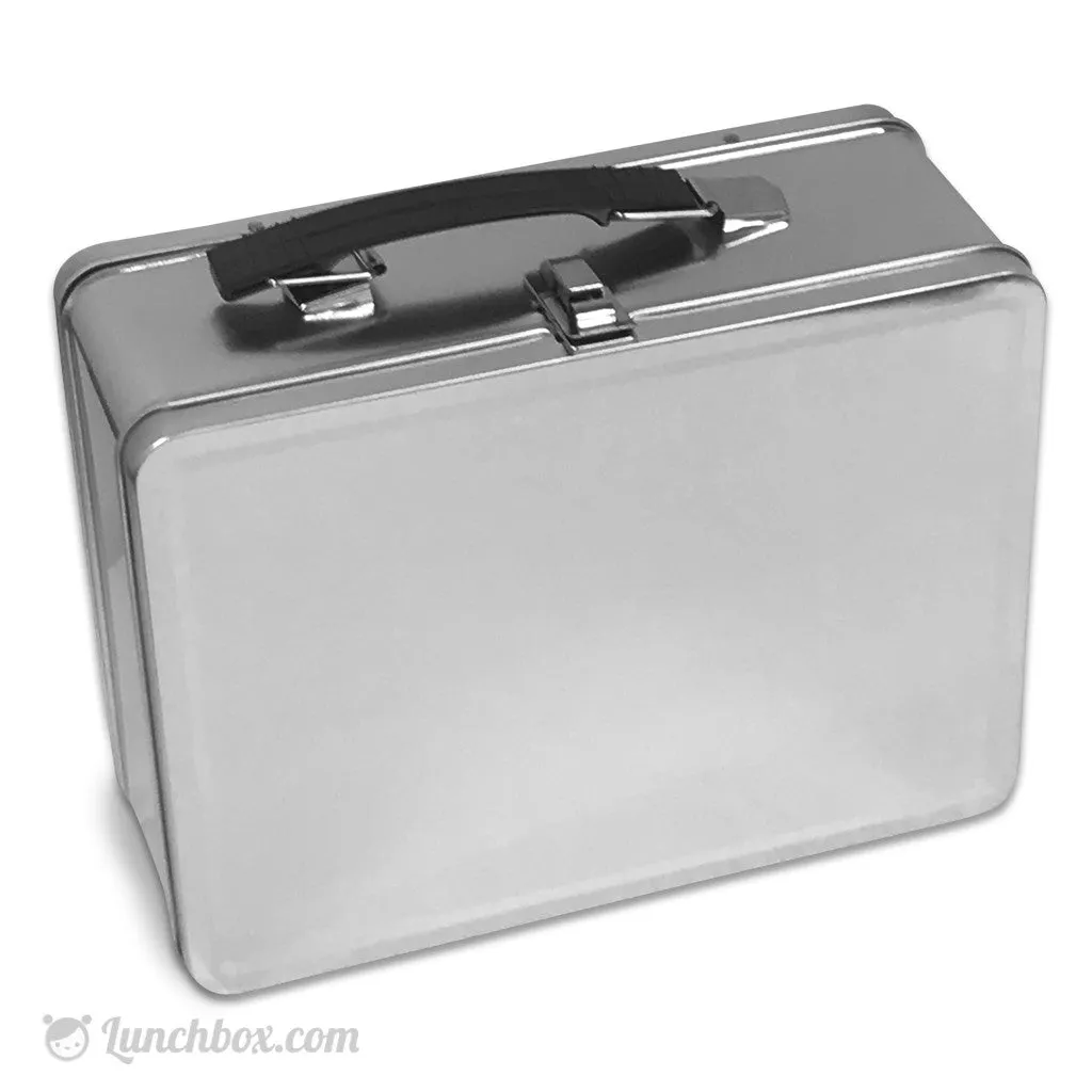 Plain Metal Lunch Box and Insulated Bottle