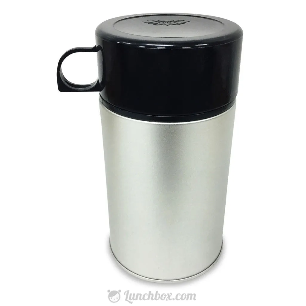 Plain Metal Lunch Box and Insulated Bottle