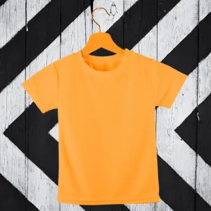 Plain Peach T-Shirt for Kids