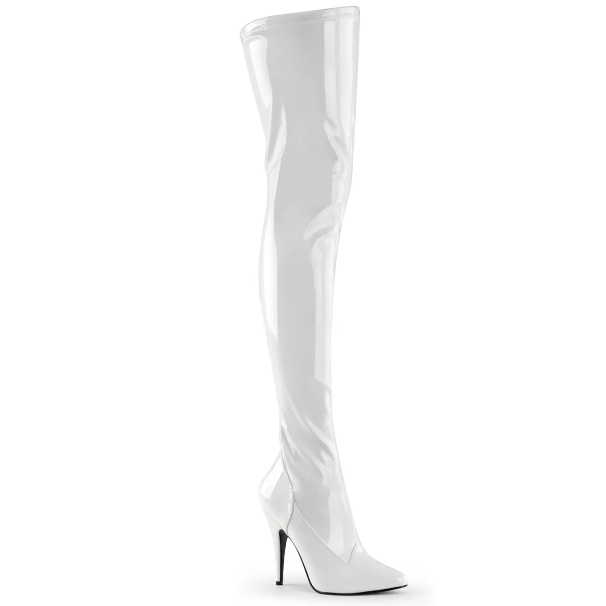 Pleaser Seduce 3000 White