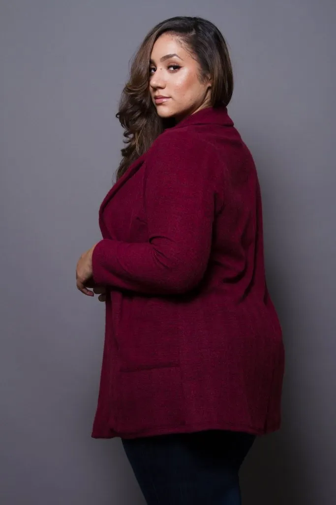 Plus Size Essential Mid-Length Coat [SALE]