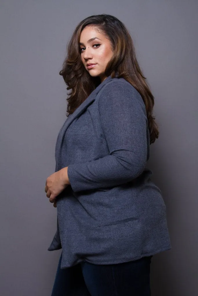 Plus Size Essential Mid-Length Coat [SALE]