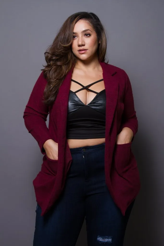 Plus Size Essential Mid-Length Coat [SALE]