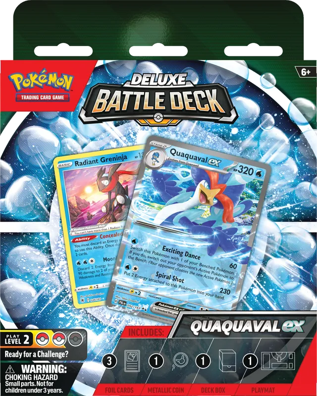 POKEMON DELUXE BATTLE DECKS QUAQUAVAL