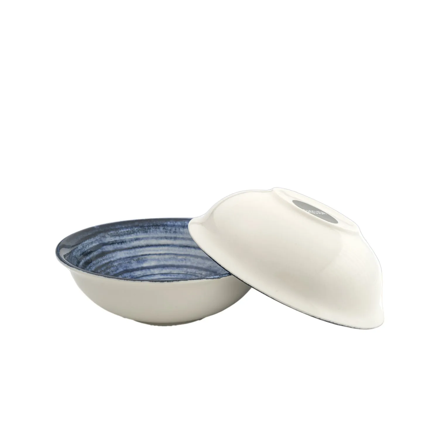 Porcelain Soup-Cereal Bowl Pebble Deep Ocean 17cm