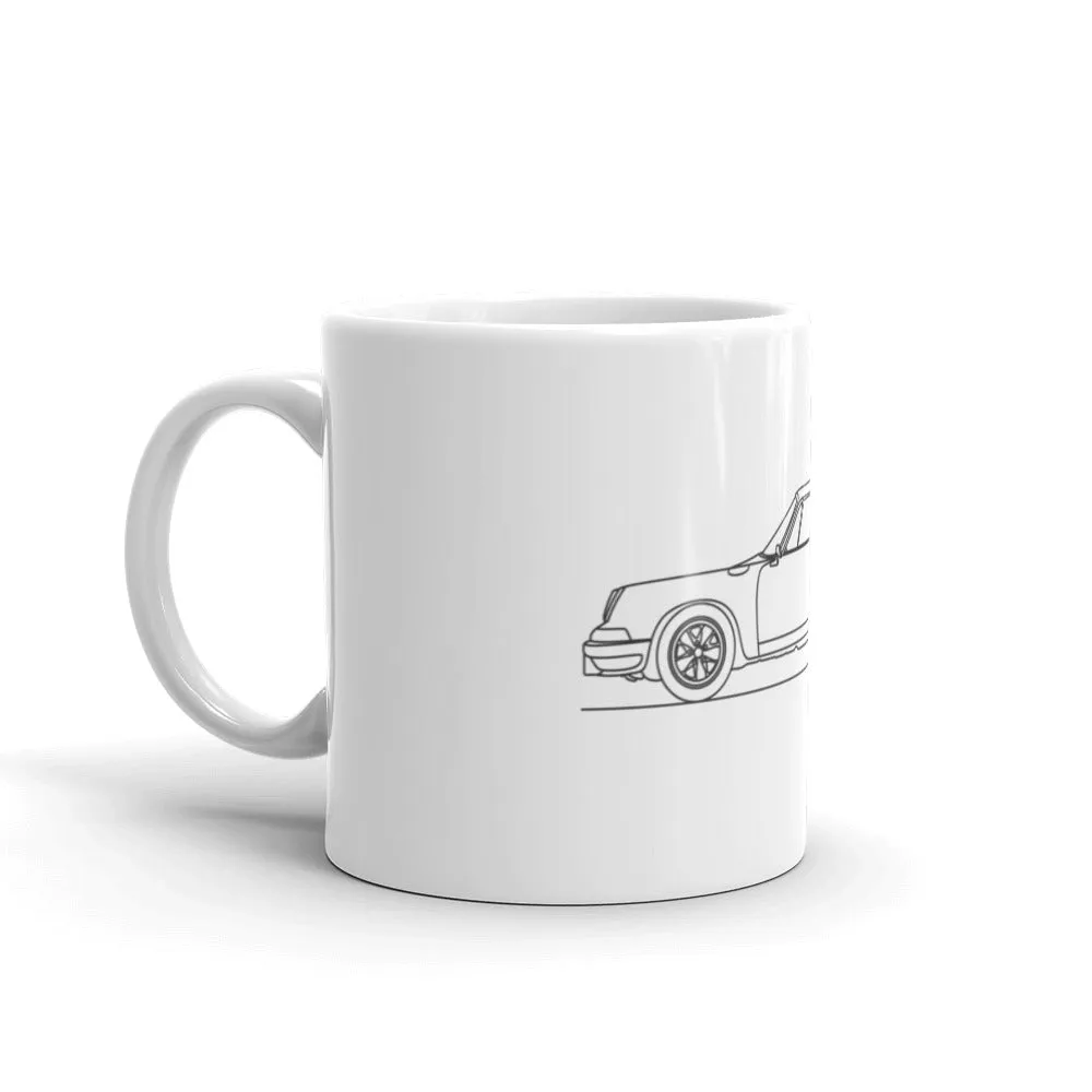 Porsche 911 Carrera RS 2.7 Outline Mug