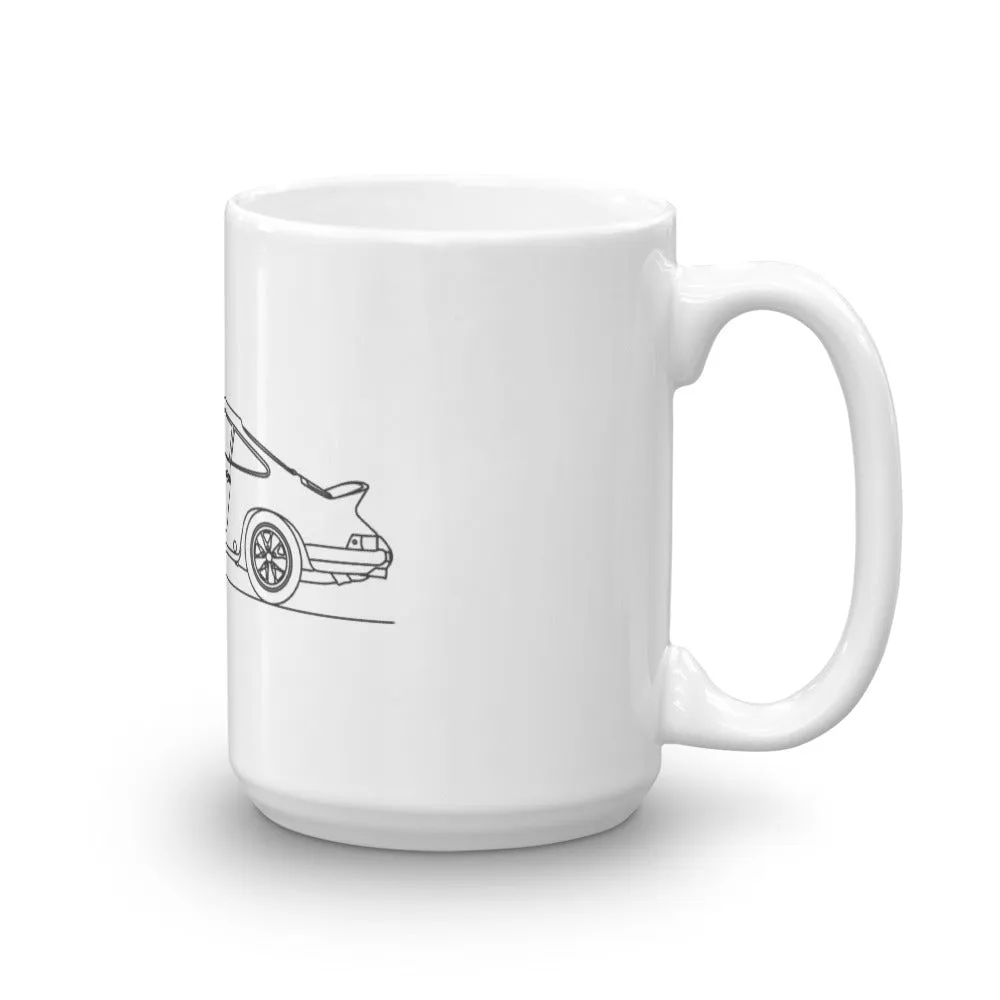 Porsche 911 Carrera RS 2.7 Outline Mug