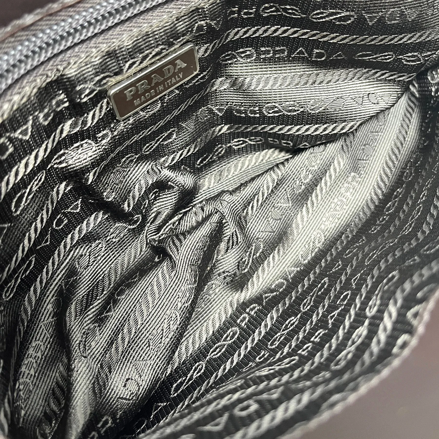 Prada Brown Snakeskin Shoulder Bag